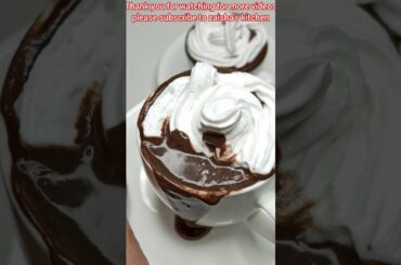 Creamy and Thick Italian Hot Chocolate Recipe #shorts #youtubeshorts #food #ytshorts #short