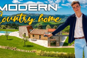 LUXURY DESIGN VILLA FOR SALE IN VOLTERRA, TUSCANY - VILLA DI DESIGN IN VENDITA IN TOSCANA