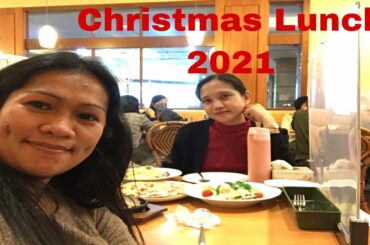 Simple Christmas Lunch with Her + Chika @Saizeriya Italian Restaurant in Hongkong