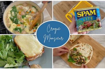 Croque Monsieur, Easy Italian Wedding Soup, Bulgogi Scallion Wraps and Buldak Noodles Vlog
