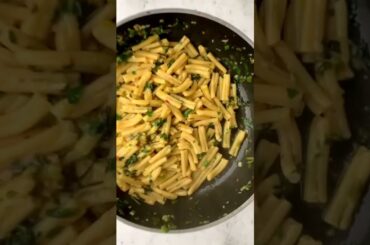 Making Lemony Garlicky Herby Pasta | Easy Recipe Compilation | Delicious Food Ideas | #Shorts
