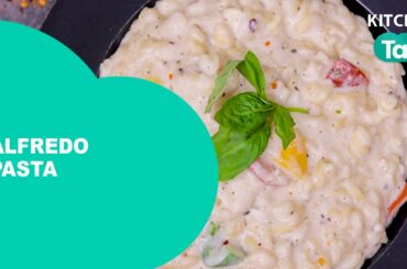Alfredo Pasta Recipe | Chef Style Cheesy Cravings | Homemade | Quick & Easy | Italian | Kitchen Tak