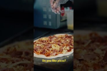 cooking pizza!  #shorts