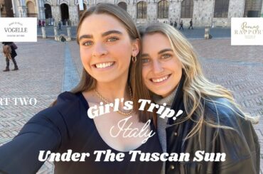 VLOG // Tuscany Girl's Trip Part Two! Florence, Siena & San Gimignano. Wine Tours & more!