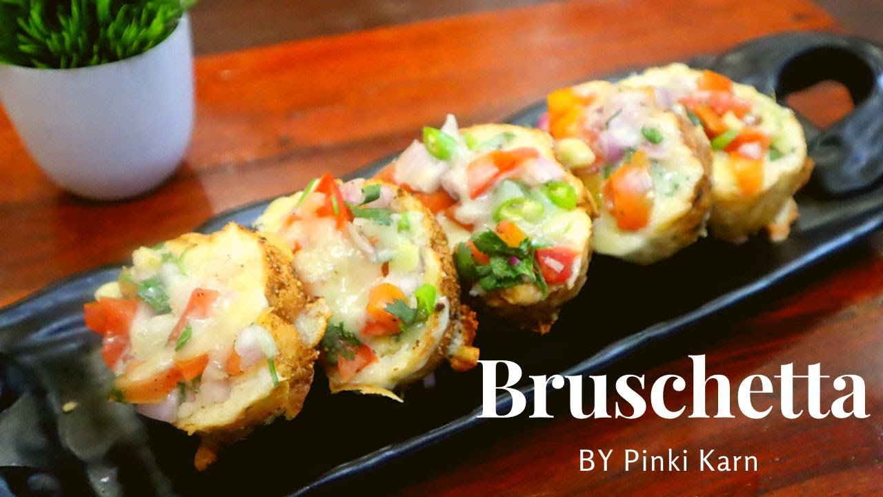 Bruschetta Recipe | Italian Bruschetta Recipe | Starter Recipe | Kids Special Bruschetta by Pinki Bruschetta Recipe | Italian Bruschetta Recipe | Starter Recipe | Kids Special Bruschetta by Pinki