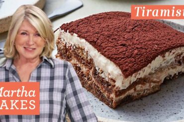 Martha Stewart's Tiramisu | Martha Bakes Recipes