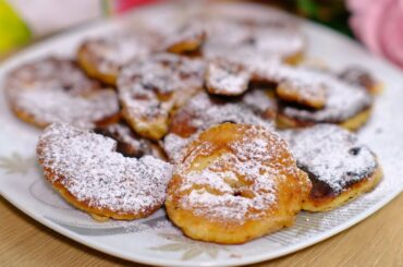 Apple fritters - Frittelle di mele - Homemade italian recipe