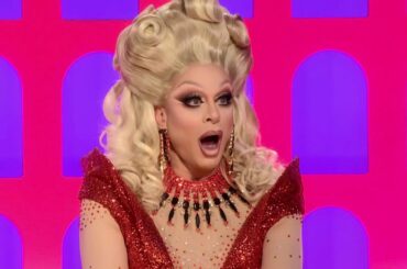 Farida Kant winning Drag Race Italia with this Bloody RUveal