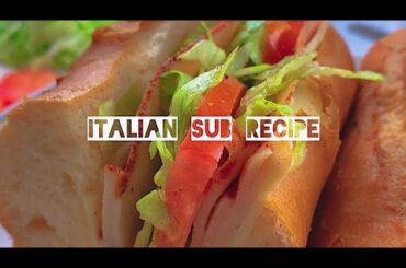 EASY ITALIAN SUB RECIPE | EASY LUNCH IDEA FOR WORK & SCHOOL | SWEET PEACH BOX