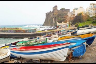 Aci Castello, Catania +Supermarket Shopping,  Day in the Life SICILY
