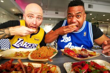 Omar Gooding TRIES INDIAN FOOD for the FIRST TIME in Los Angeles, California!!