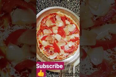 Pizza Recipe At Home in kadai #pizza #shorts