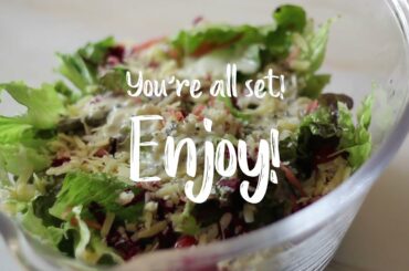 How to Make Homemade Classic Creamy Italian Salad Dressing!