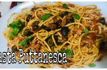 My Pasta Puttanesca | Easy Italian Recipe | Cel Barcellano #puttanesca #pasta