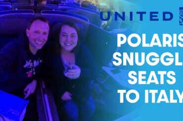 UNITED POLARIS Business Class 777-300 Snuggle Seats to Italy - The Newark Polaris Lounge is OPEN!