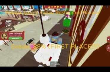 Roblox Soro's Italian Restaurant Full Review (1st Place)