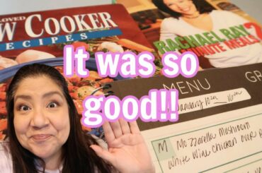 MEAL PLAN AND NEW RECIPE | CHICKEN WITH MUSHROOM WHITE WINE SAUCE | Cook with ME