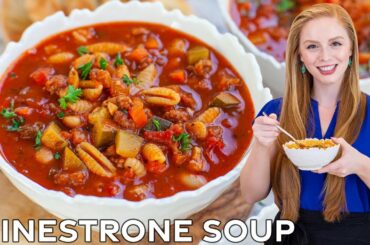 The Best Italian Minestrone Soup Recipe | with Italian Sausage