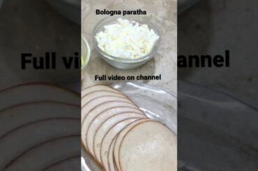 Bologna paratha recipe |Italian food | full video on channel #bologna