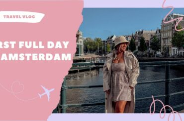 FIRST DAY IN AMSTERDAM, NETHERLANDS I BERSHKA HAUL, DRINKING WINE & BEING TOURISTS
