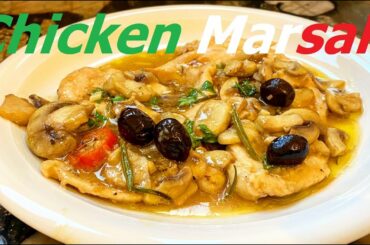 CHICKEN MARSALA homemade in Italy in 60 seconds #shorts