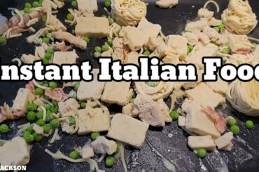 Instant Italian Food in less than a minute | Chicken Carbonara