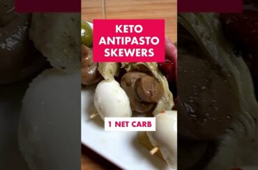Keto Antipasto Skewers #shorts
