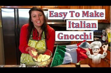 Simple & Wholesome ITALIAN GNOCCHI #food #foodie #italianfood #foodinsider #recipes #recipes_easy