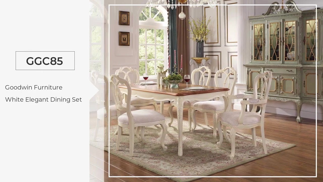 Goowin Italian Style Cream White Wooden Dining Tables Dining Room Furniture Dining Room Sets GGC85 Goowin Italian Style Cream White Wooden Dining Tables Dining Room Furniture Dining Room Sets GGC85