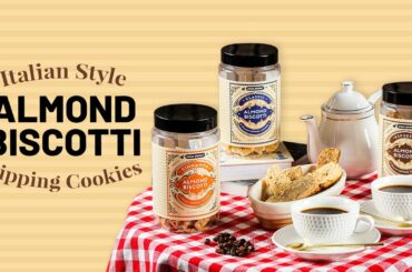 Urban Platter Almond Biscotti | Hand Crafted | Italian Style Cookies