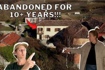 Couple Buys "Dream House" in Italy -  Piemonte Rustic Farmhouse Renovation (Part 1)