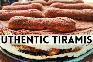 AUTHENTIC TIRAMISU  recipe - restaurant-style Italian Tiramisu dessert recipe / how to make Tiramisu