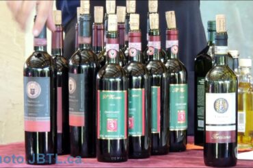 Wine tasting, Tuscany near San Gimignano, Italy