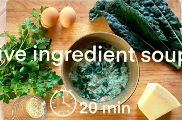 Stracciatella: QUICK & EASY Italian Egg Drop Soup