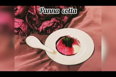Panna Cotta recipe | Italian dessert Panna Cotta | Blueberry Panna Cotta recipe |  Rahimas rasoi