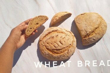 Wheat Bread | Homemade Healthy Wheat Bread | Italian Bread | Easy Vegan Recipes