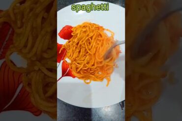 spaghetti for my dinner!!italian spaghetti!!