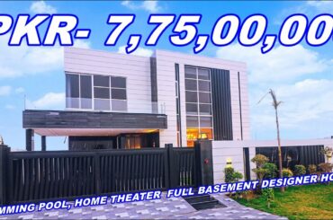 Inside a 7.75 Crore, 1 Kanal Full Basement Swimming Pool 6 Beds Modern Design Mansion in DHA Lahore