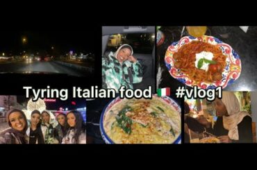 Eating at the best Italian restaurant in Sweden after bad experience with Italian food vlog #1