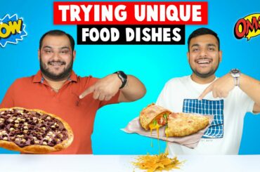 Trying Unique Food Dishes | Italian Food Challenge | Cheesy & Chocolaty Food | Viwa Food World