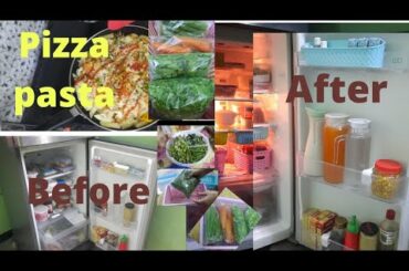 Easy way to organise your refrigerator (fridge)delicious pasta recipe| Italian pasta by cook with bu