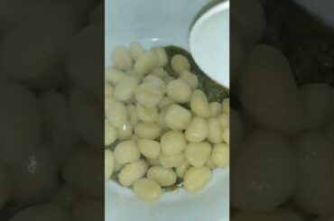 GNOCCHI WITH PESTO / POTATO GNOCCHI / ITALIAN FOOD RECIPE