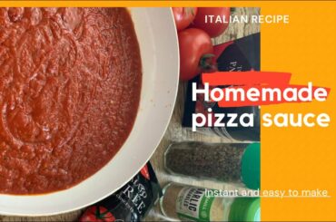 Easy Homemade Pizza Sauce | Italian Pizza sauce recipe |