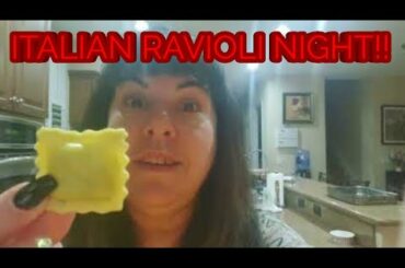 ITALIAN FOOD //DITL//MAKING CHEESE & SPINACH RAVIOLI!!