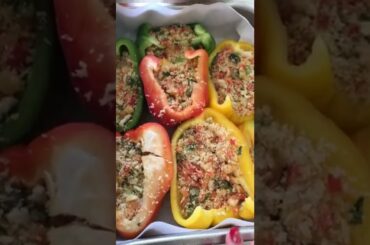 #BELL PEPPER #RIPIENI PEPERONE #GRILLED #ITALIAN RECIPE #SIMPLE COOKING