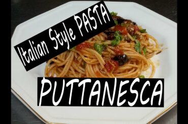 Italian Style PASTA PUTTANESCA /lutoluto