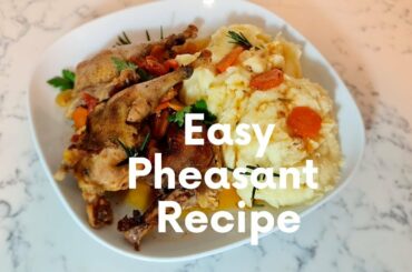 Recipe for delicious Italian Pheasant alla Cacciatora with Creamy mashed  potatoes