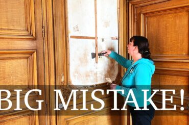 WE MADE A MISTAKE IN THE CHATEAU'S DINING ROOM...