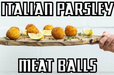 How to make FRESH ITALIAN Meat Balls ! Fast and Easy Recipe for family dinners !!!