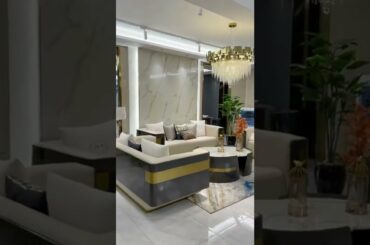 Luxury italian Living room furniture sets of 123 Sofa set in Comfortable upholsterey Coffee table